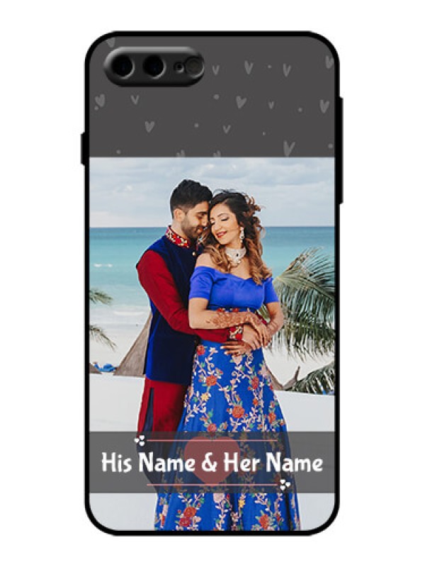 Custom iPhone 8 Plus Custom Metal Phone Case - Buy Love Design With Photo Online