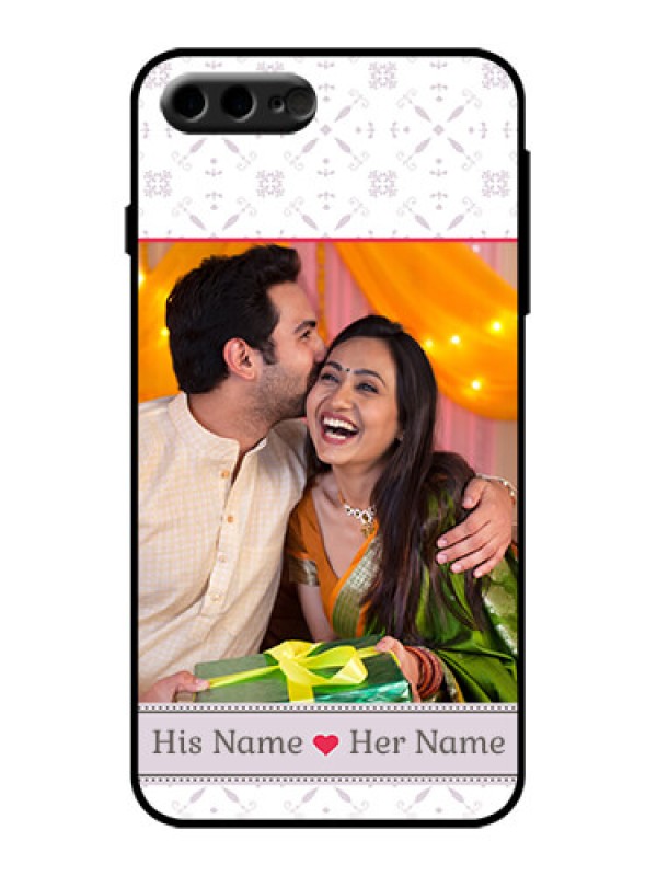 Custom iPhone 8 Plus Custom Metal Phone Case - With Photo And Ethnic Design