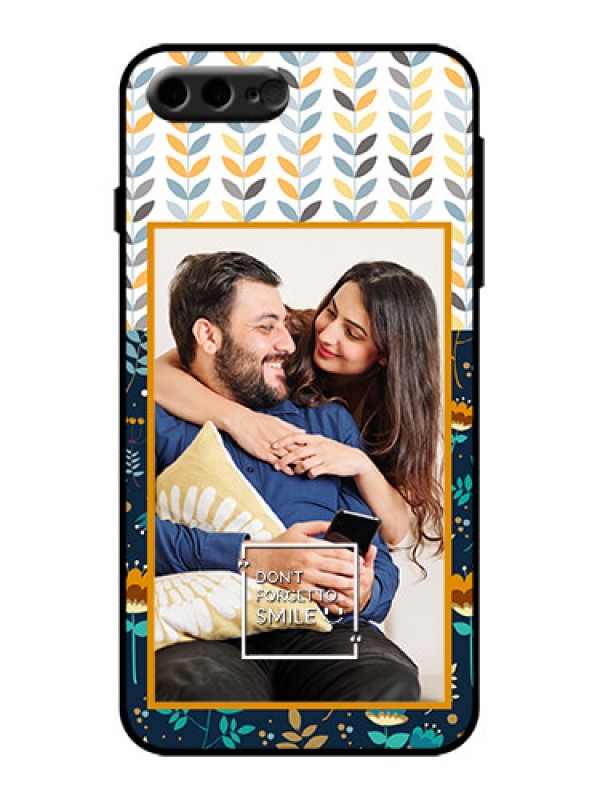 Custom iPhone 8 Plus Custom Metal Phone Case - Pattern Design