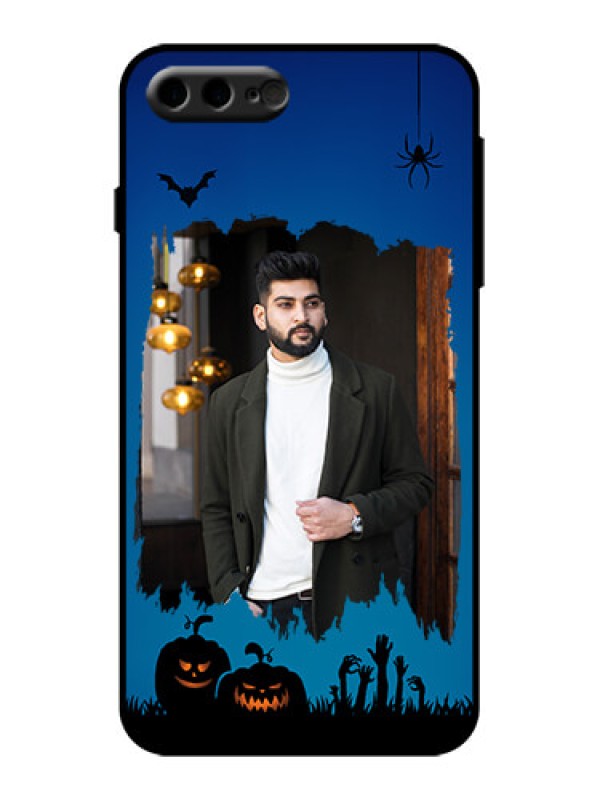 Custom iPhone 8 Plus Custom Metal Phone Case - With Pro Halloween Design