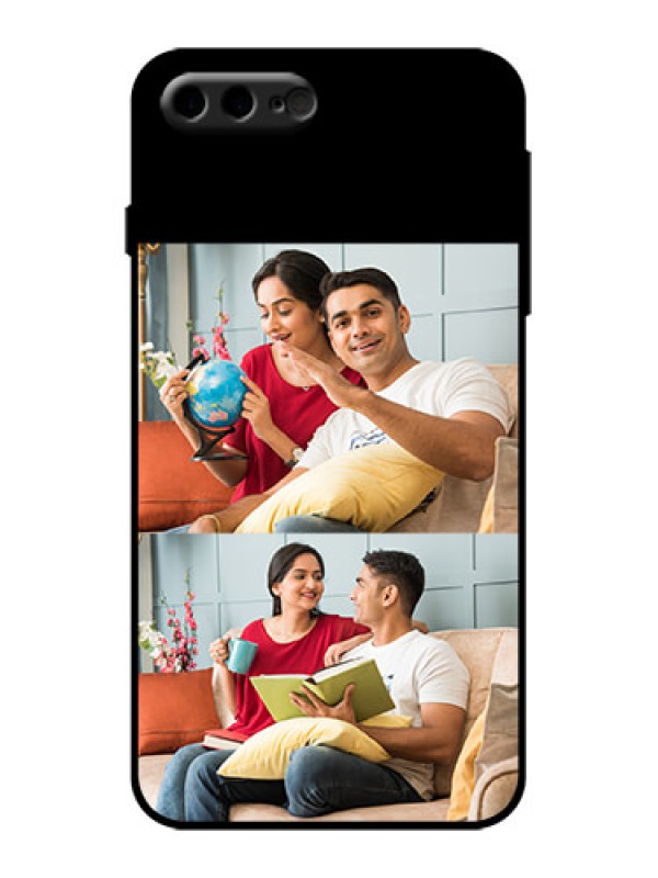 Custom iPhone 8 Plus Custom Metal Phone Case - 2 Images Design