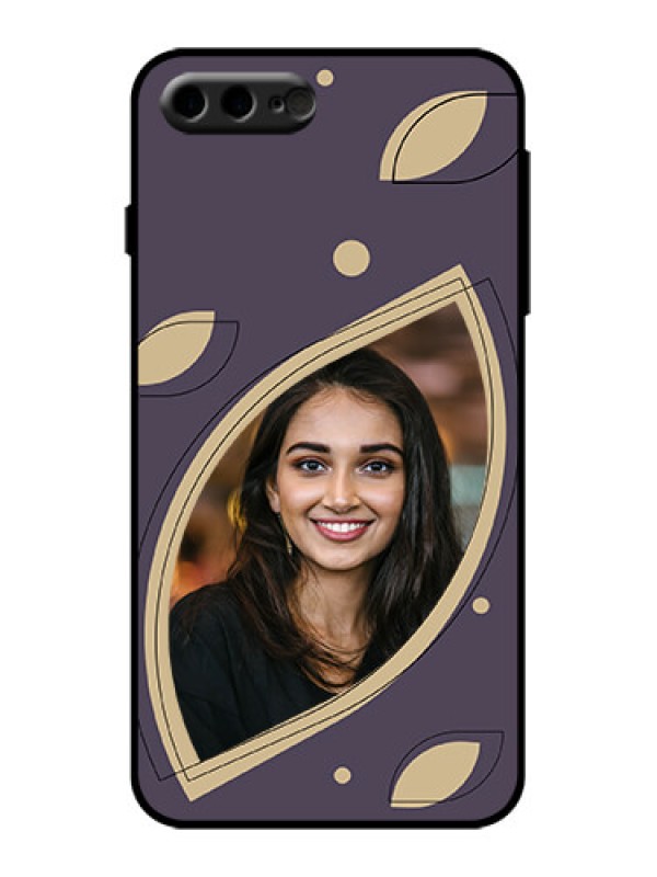 Custom iPhone 8 Plus Custom Metal Phone Case - Falling Leaf Design