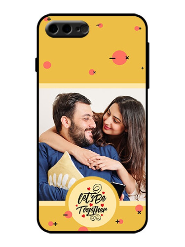 Custom iPhone 8 Plus Custom Metal Phone Case - Lets Be Together Design