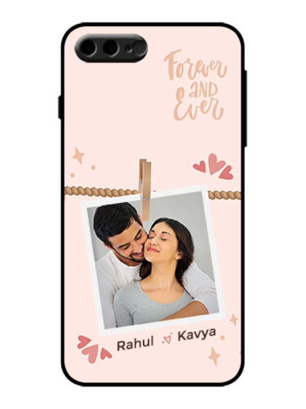 Custom iPhone 8 Plus Custom Metal Phone Case - Forever And Ever Love Design