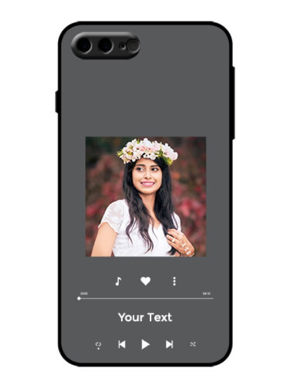 Custom iPhone 8 Plus Custom Metal Phone Case - Play The Music Design