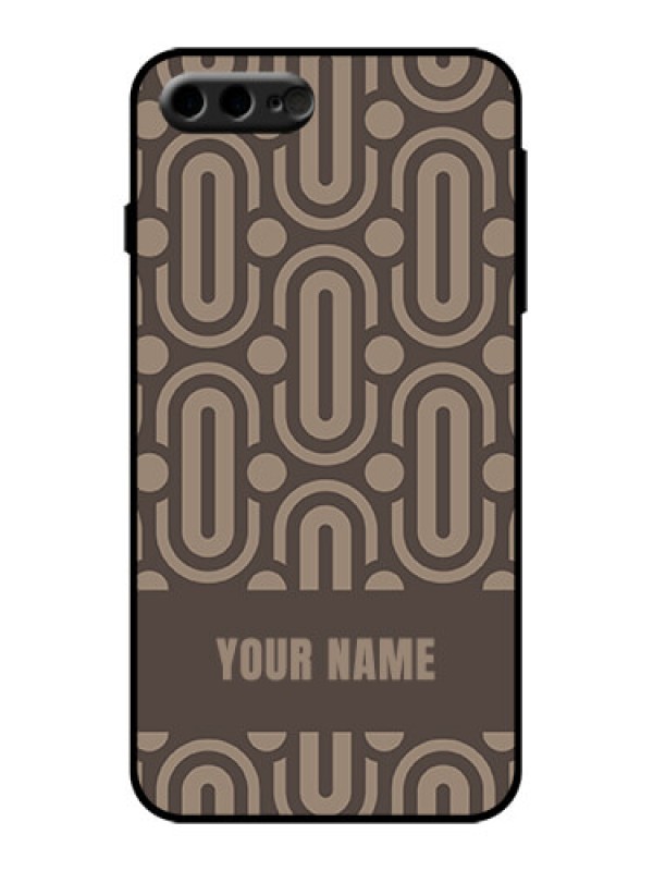 Custom iPhone 8 Plus Custom Metal Phone Case - Captivating Zero Pattern Design