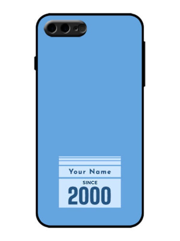 Custom iPhone 8 Plus Custom Metal Phone Case - Custom Year Of Birth Design