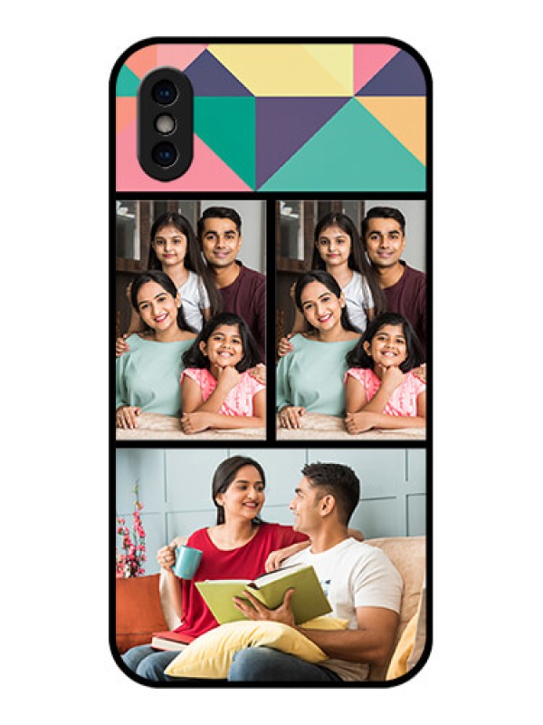 Custom iPhone XS Custom Metal Phone Case - Bulk Pic Upload Design