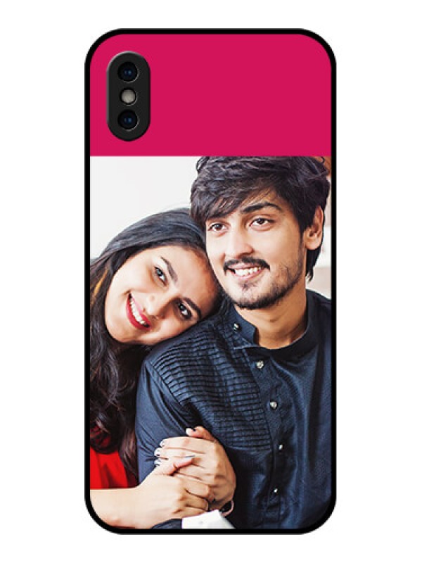 Custom iPhone XS Custom Metal Phone Case - Anniversary Cover Design