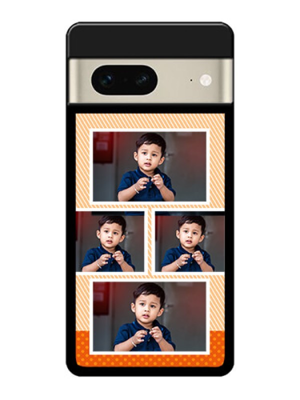 Custom Google Pixel 7 5G Custom Metal Phone CaseBulk Photos Upload Design