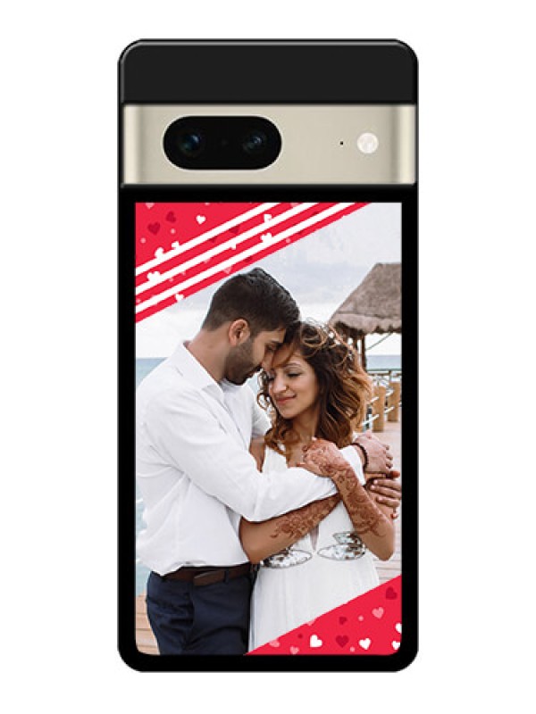 Custom Google Pixel 7 5G Custom Metal Phone CaseValentines Gift Design