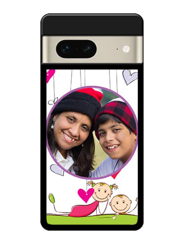 Custom Google Pixel 7 5G Custom Metal Phone CaseCute Kids Phone Case Design