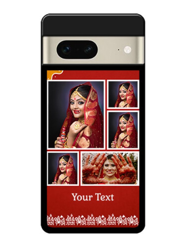 Custom Google Pixel 7 5G Custom Metal Phone CaseWedding Pic Upload Design