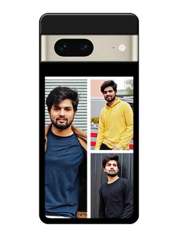 Custom Google Pixel 7 5G Custom Metal Phone CaseUpload Multiple Picture Design