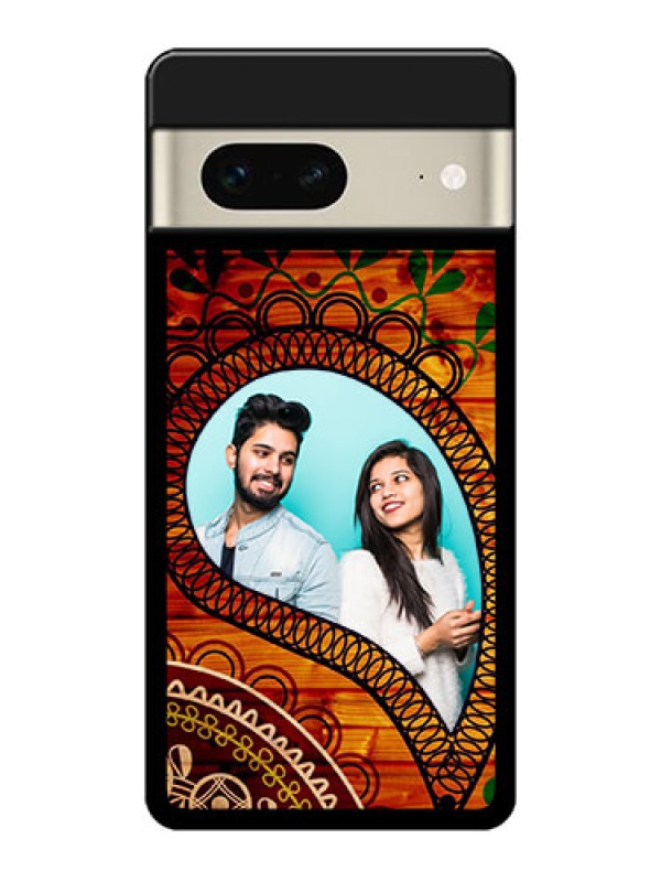 Custom Google Pixel 7 5G Custom Metal Phone CaseAbstract Colorful Design