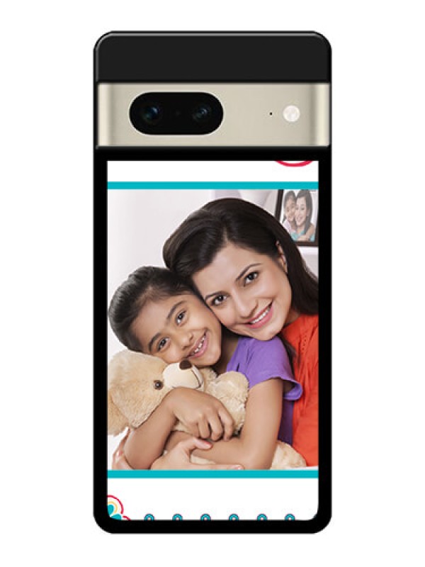 Custom Google Pixel 7 5G Custom Metal Phone CaseFlower Design