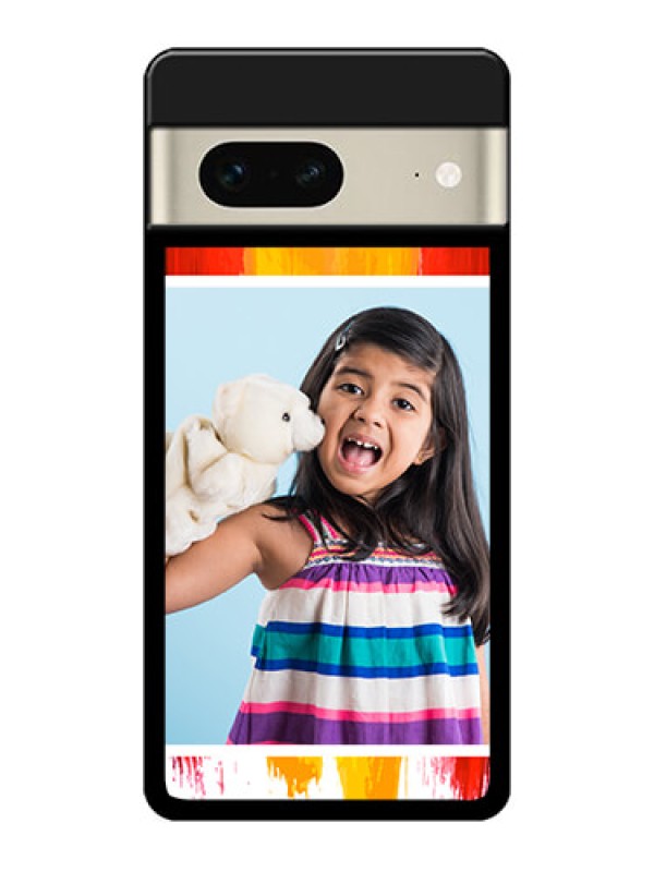 Custom Google Pixel 7 5G Custom Metal Phone CaseMulti Color Design