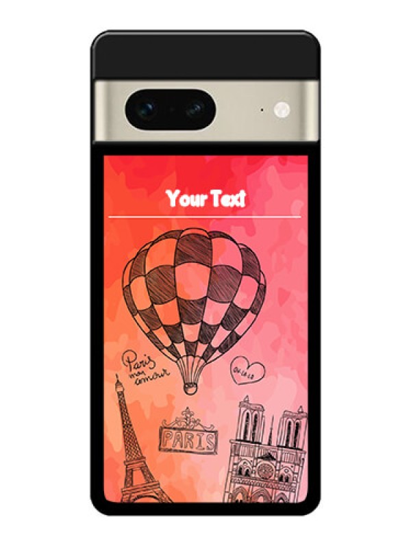 Custom Google Pixel 7 5G Custom Metal Phone CaseParis Theme Design
