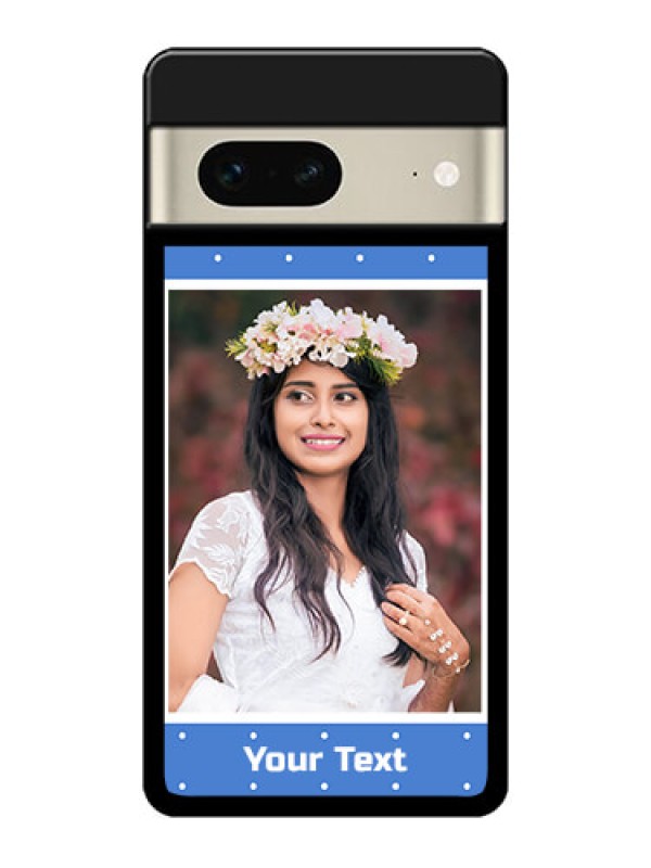 Custom Google Pixel 7 5G Custom Metal Phone CasePolka Dots Design
