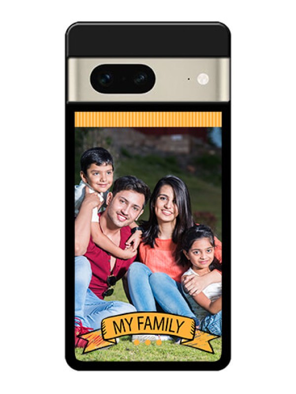 Custom Google Pixel 7 5G Custom Metal Phone CaseMy Family Design