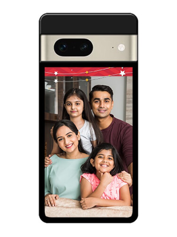Custom Google Pixel 7 5G Custom Metal Phone CaseHappy Family Design