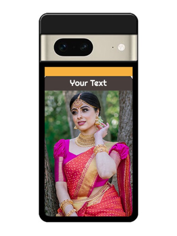 Custom Google Pixel 7 5G Custom Metal Phone CaseWith Family Picture And Icons