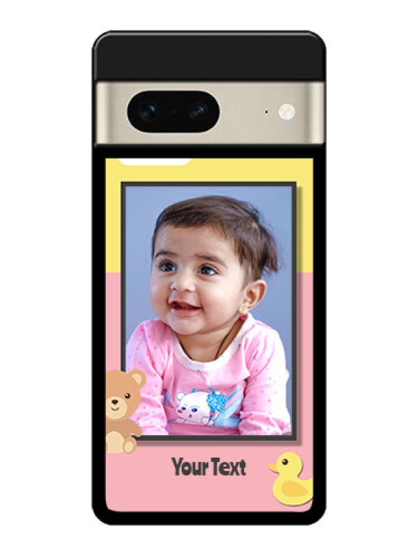 Custom Google Pixel 7 5G Custom Metal Phone CaseKids 2 Color Design