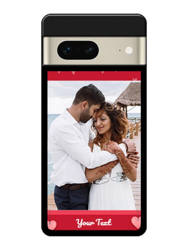 Custom Google Pixel 7 5G Custom Metal Phone CaseValentines Day Design