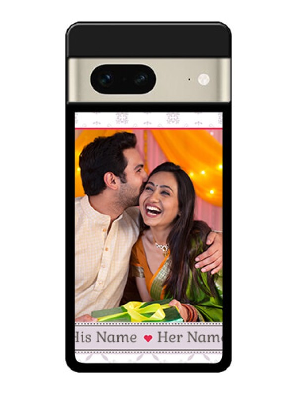 Custom Google Pixel 7 5G Custom Metal Phone CaseWith Photo And Ethnic Design