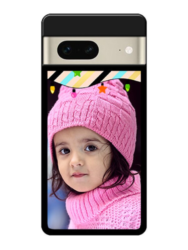 Custom Google Pixel 7 5G Custom Metal Phone CaseLights Hanging Design