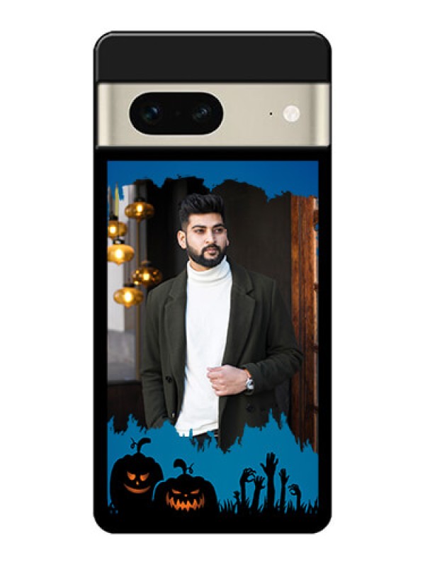 Custom Google Pixel 7 5G Custom Metal Phone CaseWith Pro Halloween Design