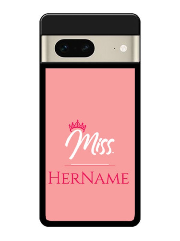 Custom Google Pixel 7 5G Custom Metal Phone CaseMrs With Name Design