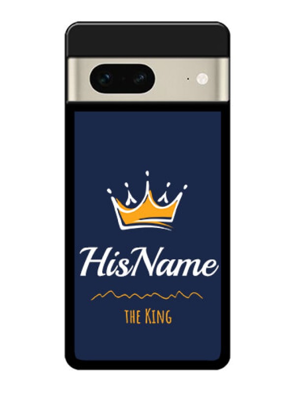 Custom Google Pixel 7 5G Custom Metal Phone CaseKing With Name Design
