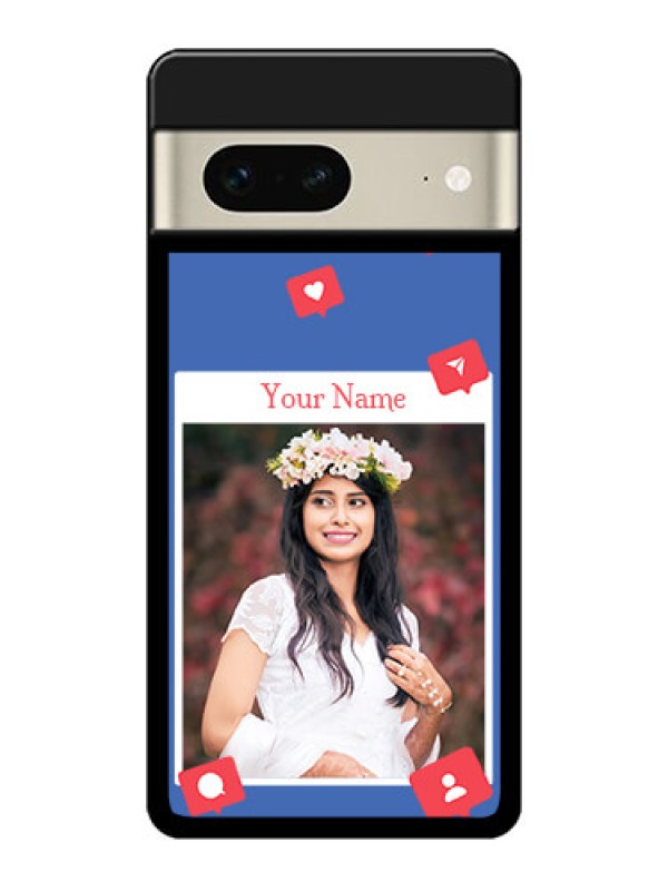 Custom Google Pixel 7 5G Custom Metal Phone CaseLike Share And Comment Design