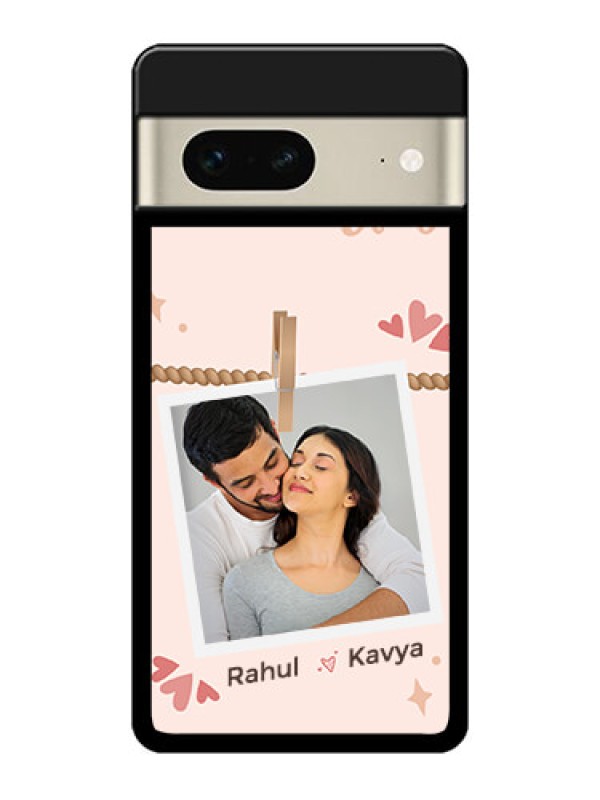 Custom Google Pixel 7 5G Custom Metal Phone CaseForever And Ever Love Design