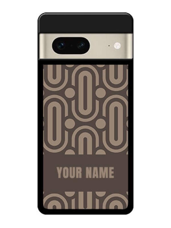Custom Google Pixel 7 5G Custom Metal Phone CaseCaptivating Zero Pattern Design