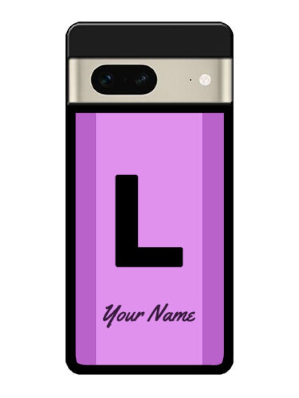 Custom Google Pixel 7 5G Custom Metal Phone CaseTricolor Custom Text Design