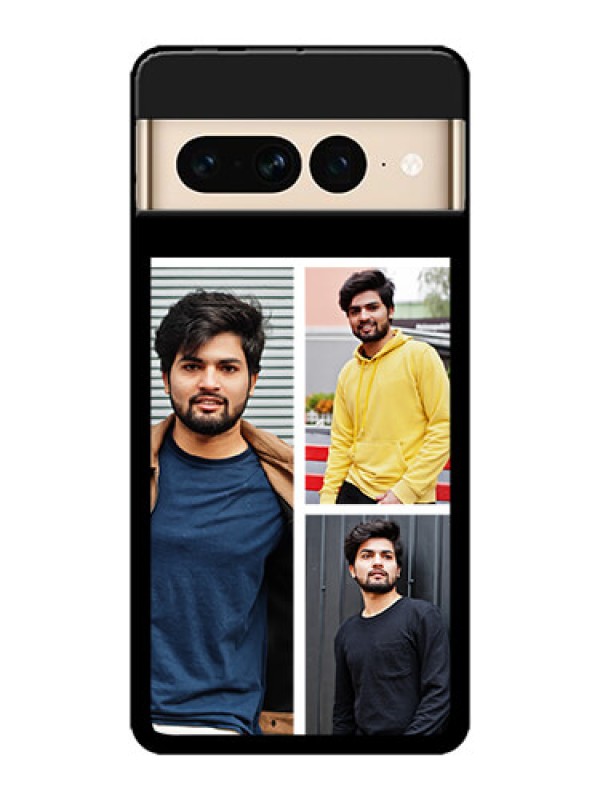 Custom Google Pixel 7 Pro 5G Custom Metal Phone CaseUpload Multiple Picture Design