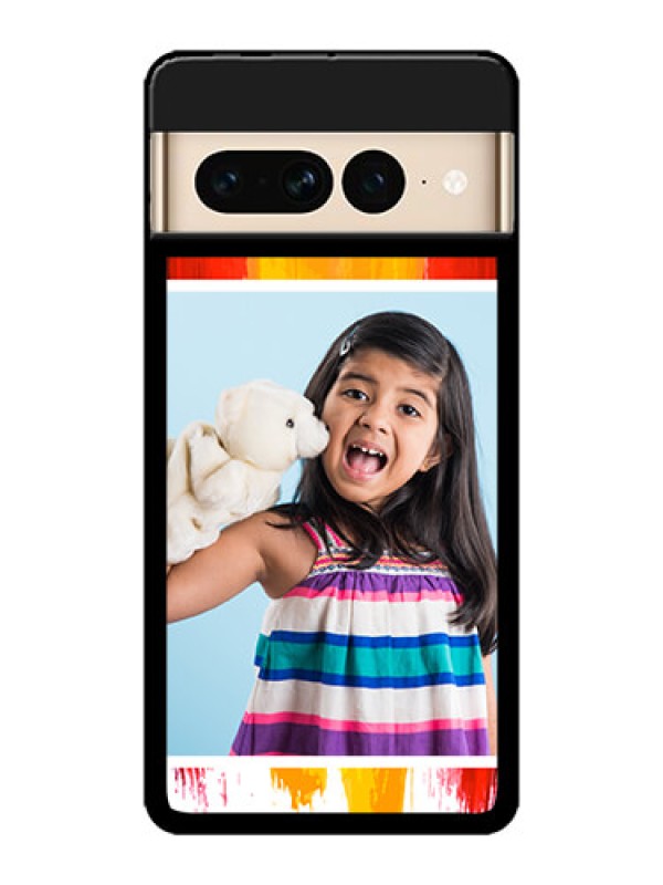 Custom Google Pixel 7 Pro 5G Custom Metal Phone CaseMulti Color Design