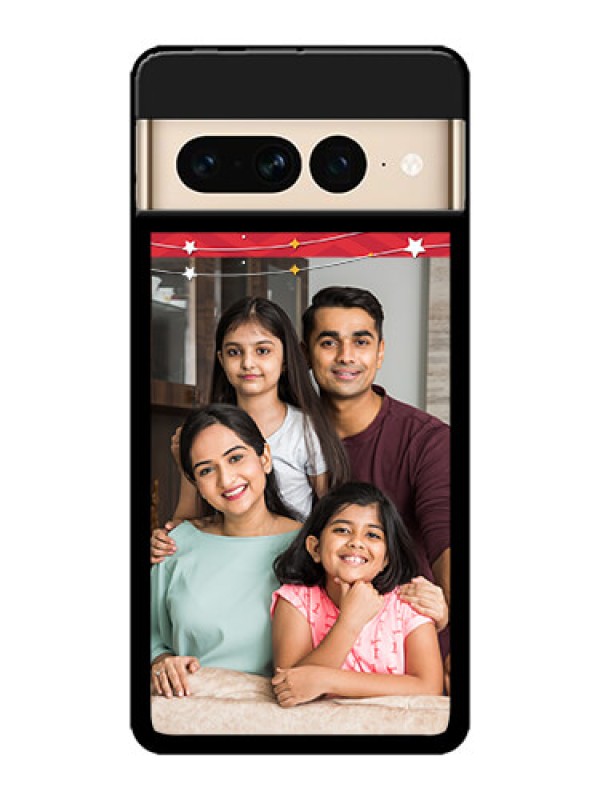 Custom Google Pixel 7 Pro 5G Custom Metal Phone CaseHappy Family Design
