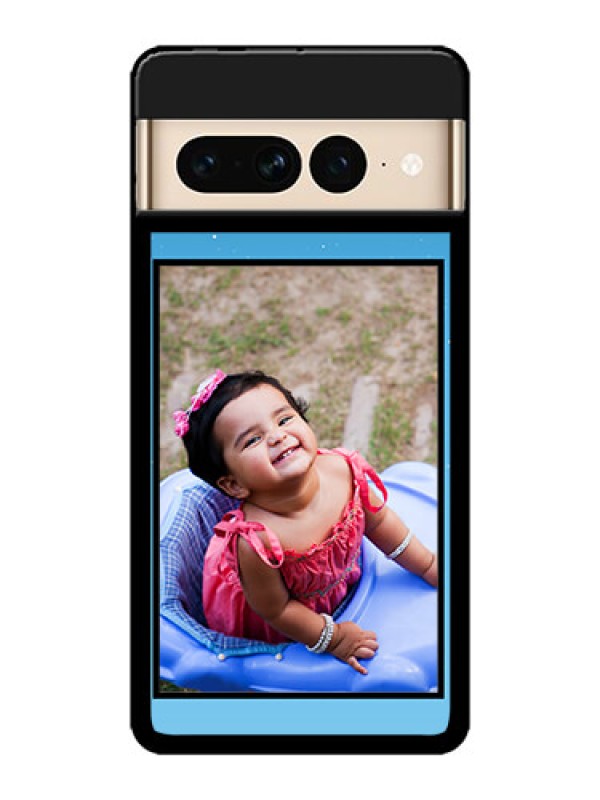 Custom Google Pixel 7 Pro 5G Custom Metal Phone CaseWave Pattern Colorful Design