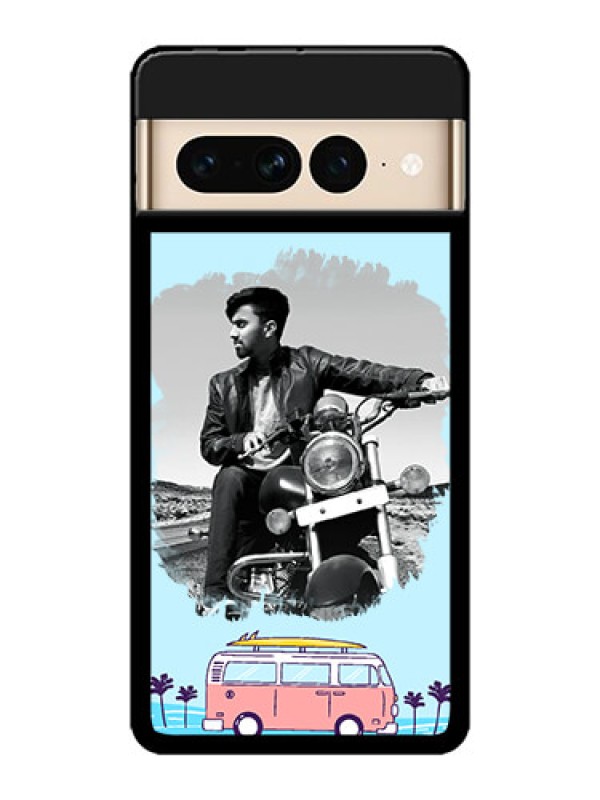 Custom Google Pixel 7 Pro 5G Custom Metal Phone CaseTravel and Adventure Design