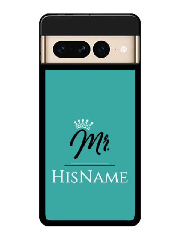 Custom Google Pixel 7 Pro 5G Custom Metal Phone CaseMr With Name Design