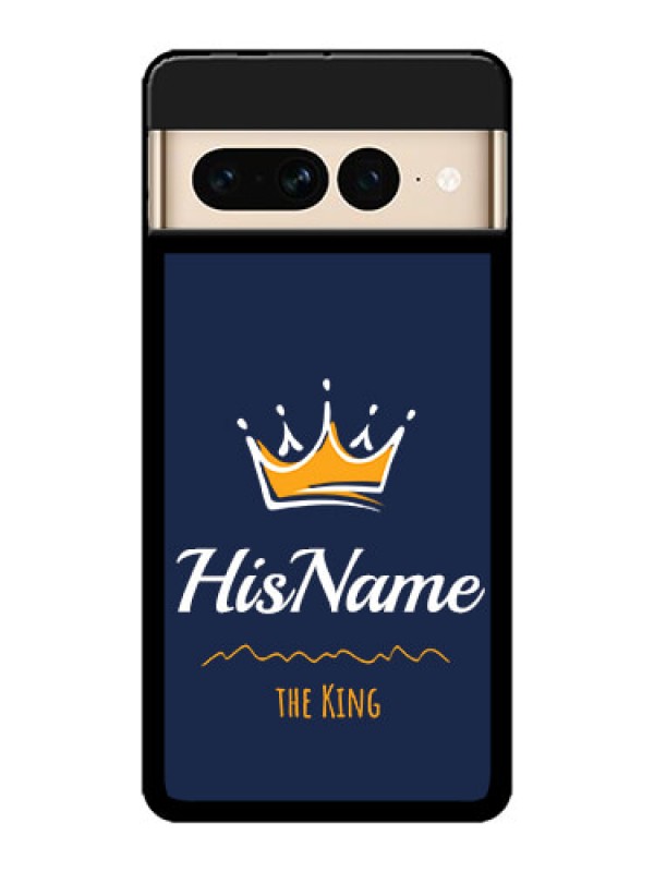 Custom Google Pixel 7 Pro 5G Custom Metal Phone CaseKing With Name Design