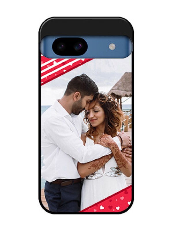 Custom Google Pixel 8A 5G Custom Metal Phone CaseValentines Gift Design