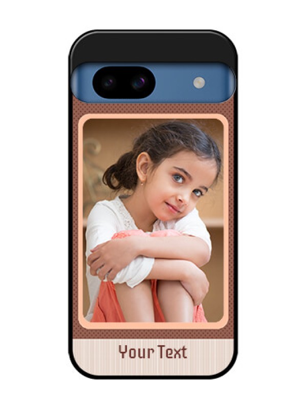 Custom Google Pixel 8A 5G Custom Metal Phone CaseSimple Pic Upload Design