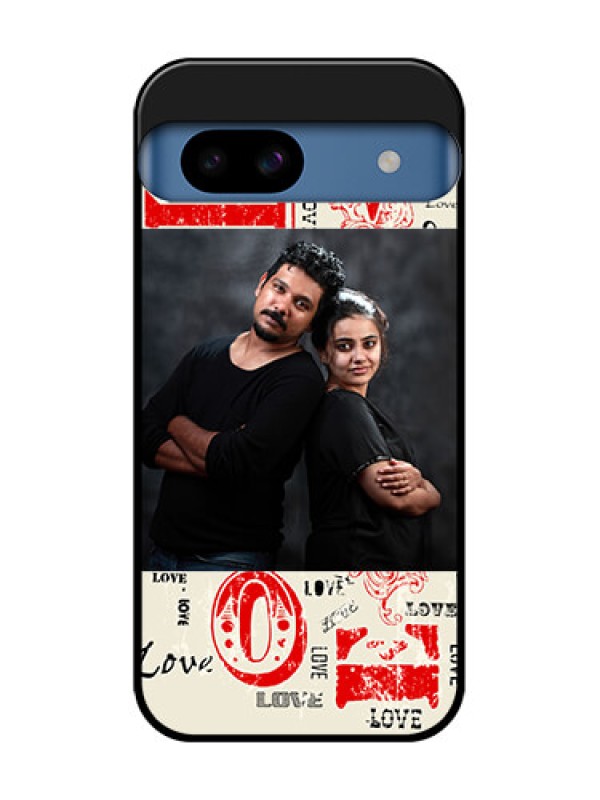 Custom Google Pixel 8A 5G Custom Metal Phone CaseTrendy Love Design Case