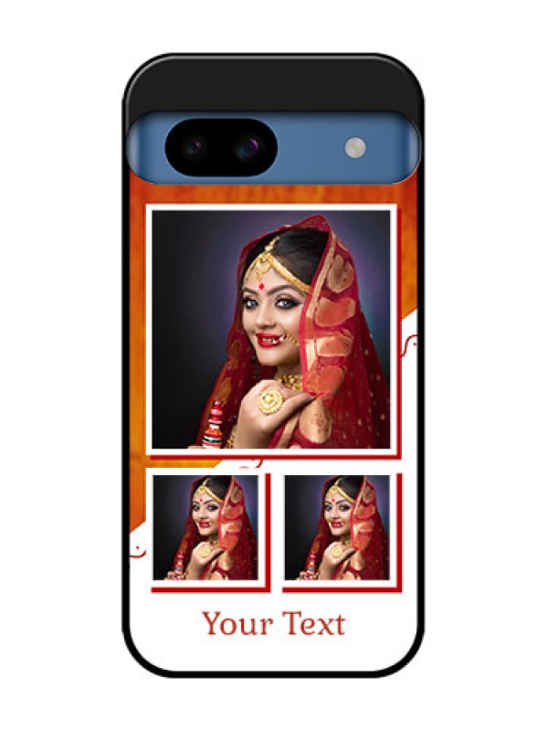 Custom Google Pixel 8A 5G Custom Metal Phone CaseWedding Memories Design