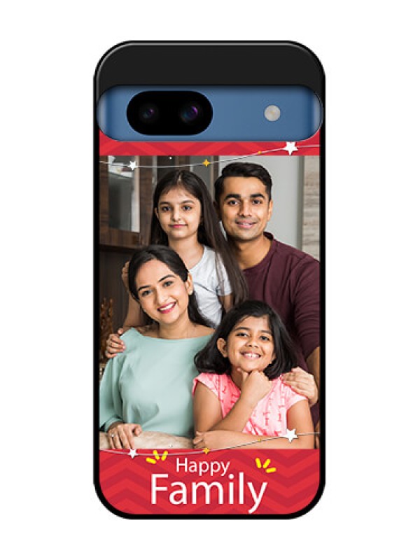 Custom Google Pixel 8A 5G Custom Metal Phone CaseHappy Family Design