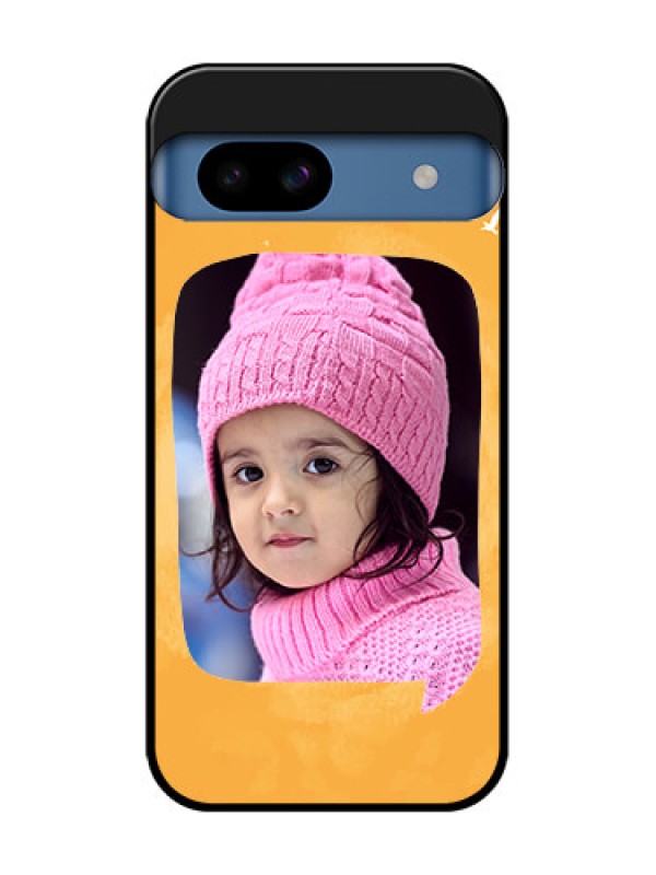 Custom Google Pixel 8A 5G Custom Metal Phone CaseWater Color Design With Bird Icons